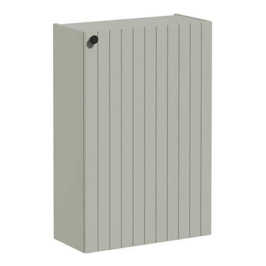 VitrA Root Groove 55cm 1 Door Slim Lower/Base Unit (RH Hinge) | Matt Retro Green | 69162 - Envy Bathrooms Ltd