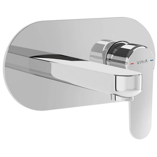 VitrA Root Round Integrated Basin Mixer - Chrome - A42721EXP - Envy Bathrooms Ltd