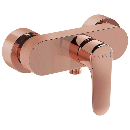 Vitra Root Single Handle Round Exposed Shower Valve - Copper - Envy Bathrooms Ltd