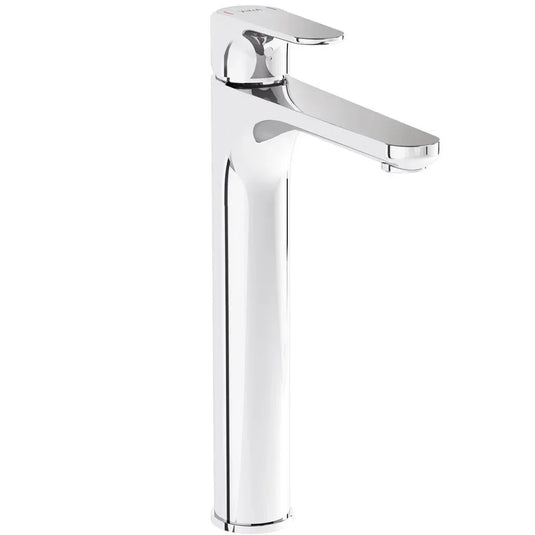 Vitra Root Single Lever Tall Basin Mixer Tap - Chrome - Envy Bathrooms Ltd