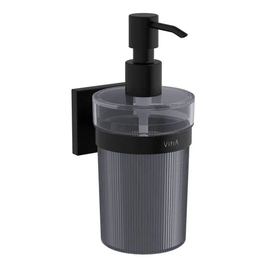 VitrA Root Soap Dispenser - Matt Black - A4480736 - Envy Bathrooms Ltd