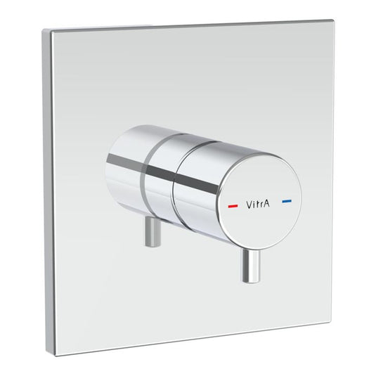 VitrA Root Square 3-Way Diverter | Chrome | A43388EXP - Envy Bathrooms Ltd