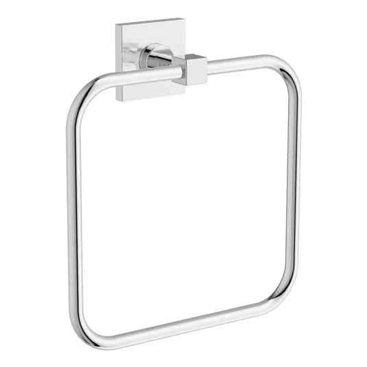 VitrA Root Square Towel Loop - Chrome - A44803 - Envy Bathrooms Ltd
