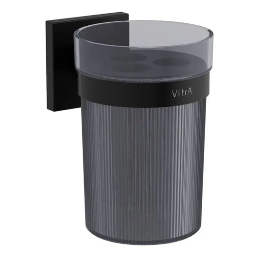 VitrA Root Toothbrush Holder - Matt Black - A4480636 - Envy Bathrooms Ltd