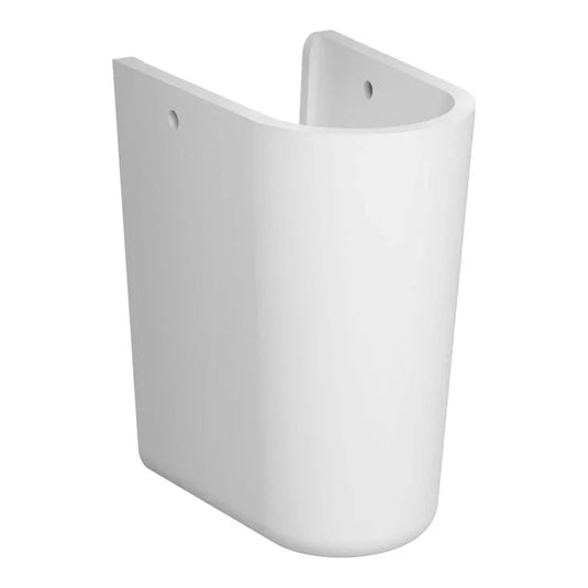VitrA S20 175x255mm Semi Pedestal Only - White - 5280L003-7201 - Envy Bathrooms Ltd