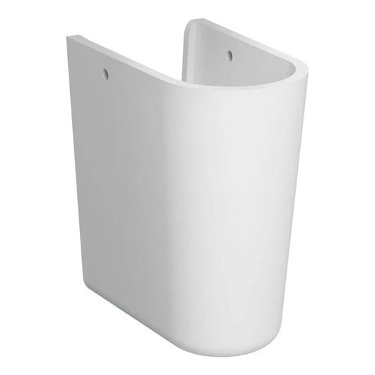 VitrA S20 185x295mm Semi Pedestal Only - White - 5281L003-7201 - Envy Bathrooms Ltd
