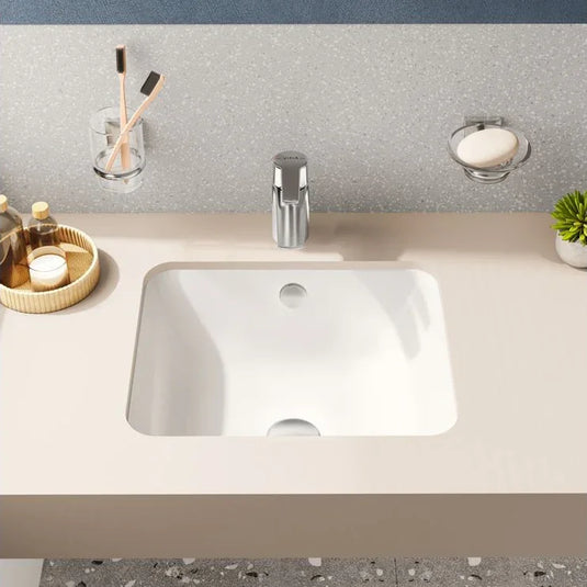 VitrA S20 450x370mm 0TH Undercounter Basin - White - 5473B003-0618 - Envy Bathrooms Ltd