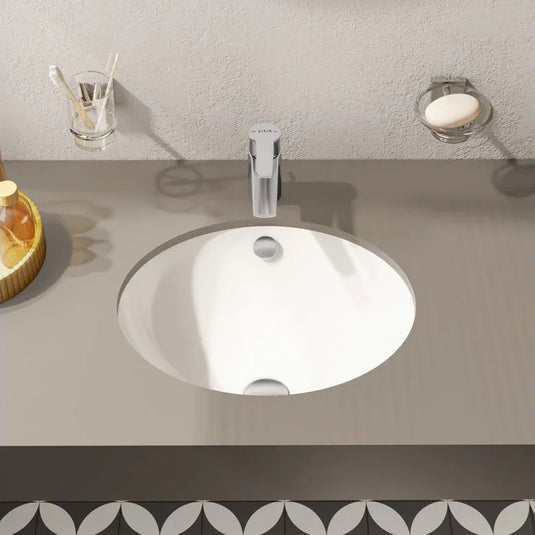 VitrA S20 470x380mm 0TH Undercounter Basin - White - 6039B003-0012 - Envy Bathrooms Ltd