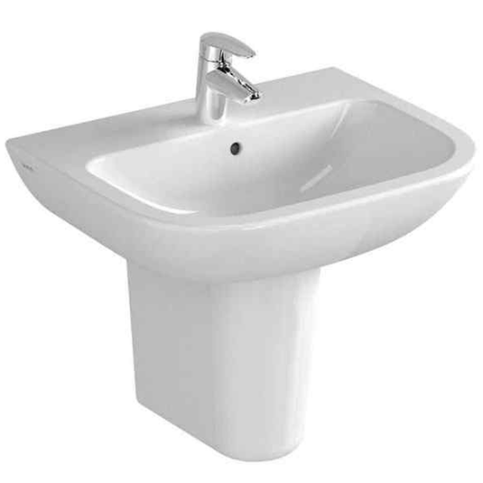 Vitra S20 550mm 1 TH Wall Hung Basin - 5502WH - Envy Bathrooms Ltd