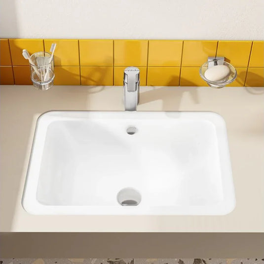 VitrA S20 550x370mm 0TH Undercounter Basin - White - 7475B003-0618 - Envy Bathrooms Ltd