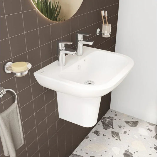 VitrA S20 550x440mm 2TH Basin Only - White - 5502L003-0022 - Envy Bathrooms Ltd