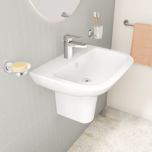 VitrA S20 595x455mm 1TH Basin Only - White - 5503L003-0999 - Envy Bathrooms Ltd