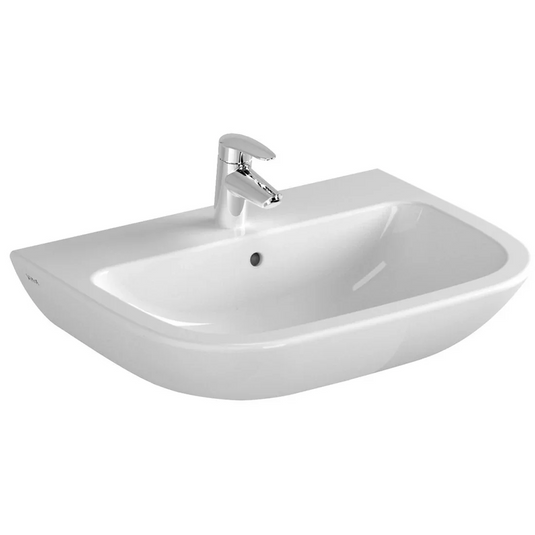 VitrA S20 595x455mm 2TH Basin Only - White - 5503L003-0022 - Envy Bathrooms Ltd