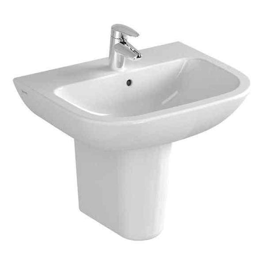 Vitra S20 600mm 1 TH Wall Hung Basin - 5503WH - Envy Bathrooms Ltd