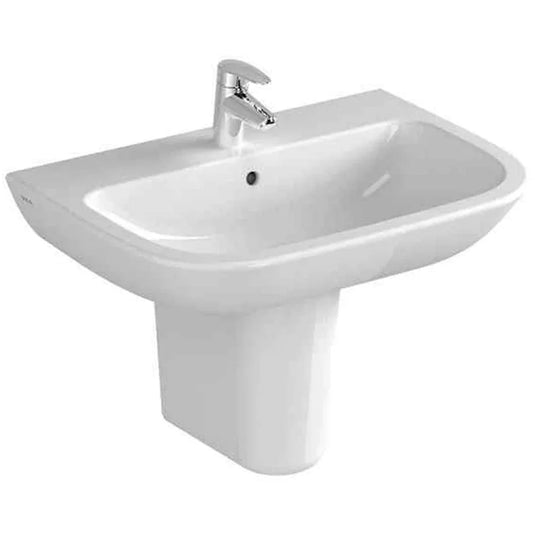 Vitra S20 650mm 1 TH Wall Hung Basin - 5504WH - Envy Bathrooms Ltd
