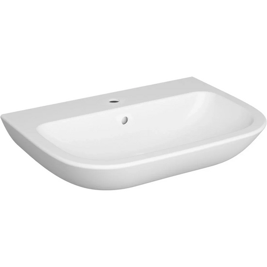 VitrA S20 650x465mm 2TH Basin Only - White - 5504L003-0022 - Envy Bathrooms Ltd