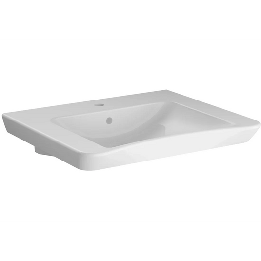 VitrA S20 650x560mm 1TH Basin w/Overflow - White - 5291B003-0001 - Envy Bathrooms Ltd
