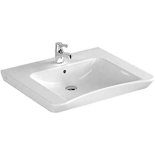 Vitra S20 Accessible Special Needs Basin - 650mm Wide - 1 Tap Hole - Envy Bathrooms Ltd