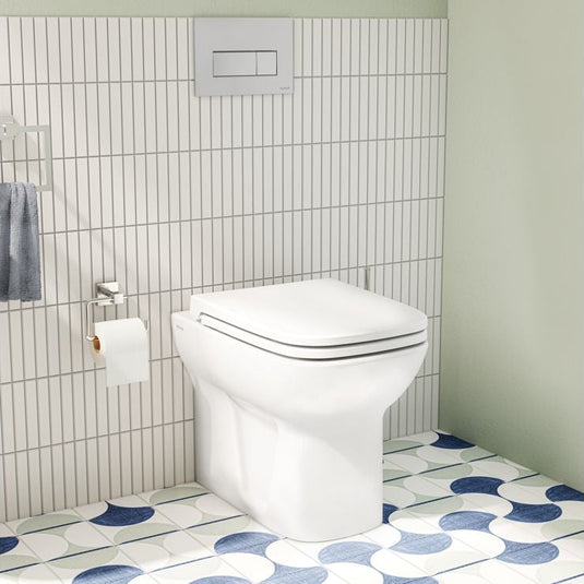 VitrA S20 Back to Wall Pan Only - White - 5520L003-0075 - Envy Bathrooms Ltd