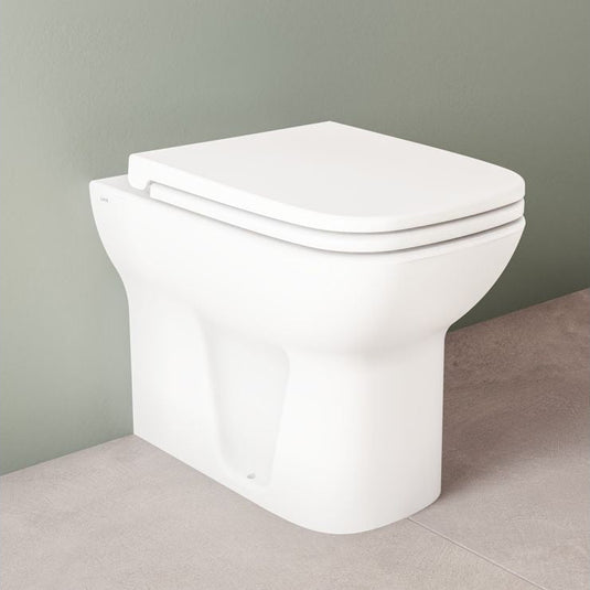 VitrA S20 Back to Wall Pan Only - White - 5520L003-0075 - Envy Bathrooms Ltd