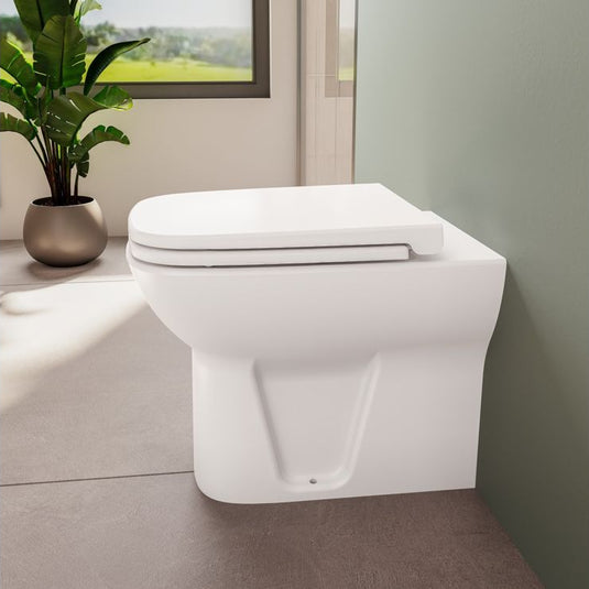 VitrA S20 Back to Wall Pan Only - White - 5520L003-0075 - Envy Bathrooms Ltd