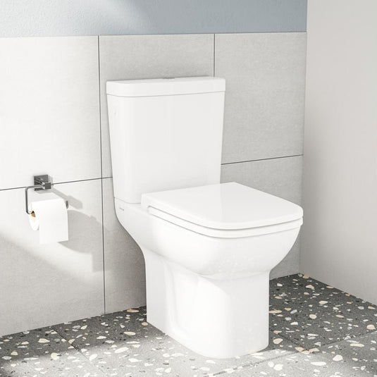 VitrA S20 Open Back Close Coupled Pan Only - White - 5513L003-0075 - Envy Bathrooms Ltd