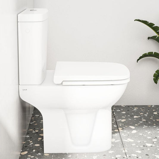 VitrA S20 Open Back Close Coupled Pan Only - White - 5513L003-0075 - Envy Bathrooms Ltd