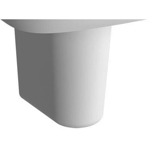 Vitra S20 Semi Pedestal - 5281WH - Envy Bathrooms Ltd