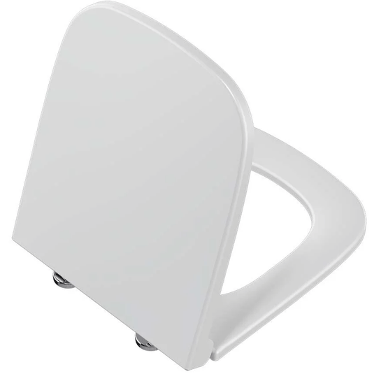 Vitra S20 Square Standard Toilet Seat - White - Envy Bathrooms Ltd