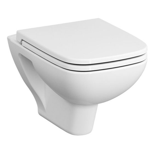 Vitra S20 Rimless Wall Hung Toilet Pan - White - Envy Bathrooms Ltd