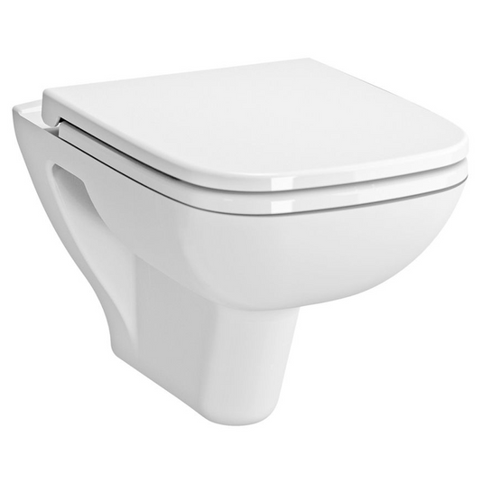 VitrA S20 Wall Hung Pan Only - White - 5507L003-0101 - Envy Bathrooms Ltd