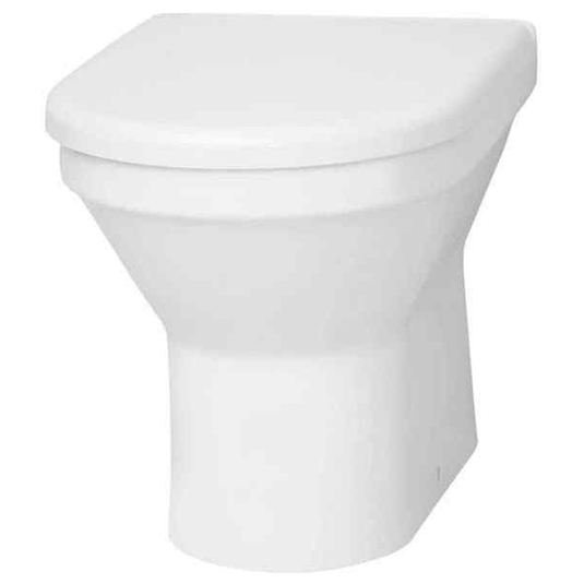 Vitra S50 Rimless Back to Wall Toilet Pan - Soft Close Seat - Envy Bathrooms Ltd