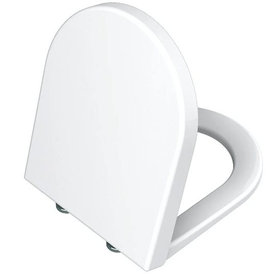 Vitra S50 Rimless Back to Wall Toilet Pan - Soft Close Seat - Envy Bathrooms Ltd