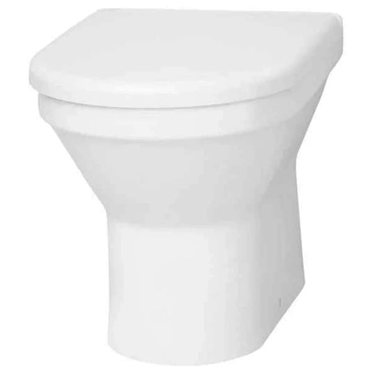 Vitra S50 Rimless Back to Wall Toilet Pan - Soft Close Seat - Envy Bathrooms Ltd