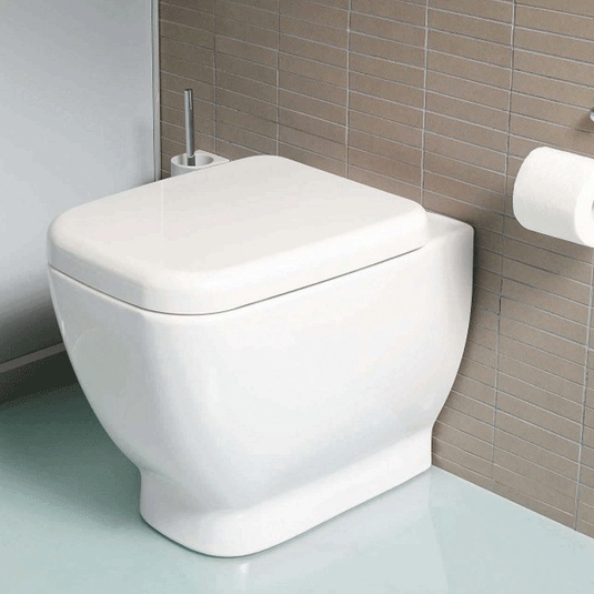 Vitra Shift Back To Wall Toilet Pan - White - Envy Bathrooms Ltd