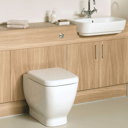 Vitra Shift Back To Wall Toilet Pan - White - Envy Bathrooms Ltd