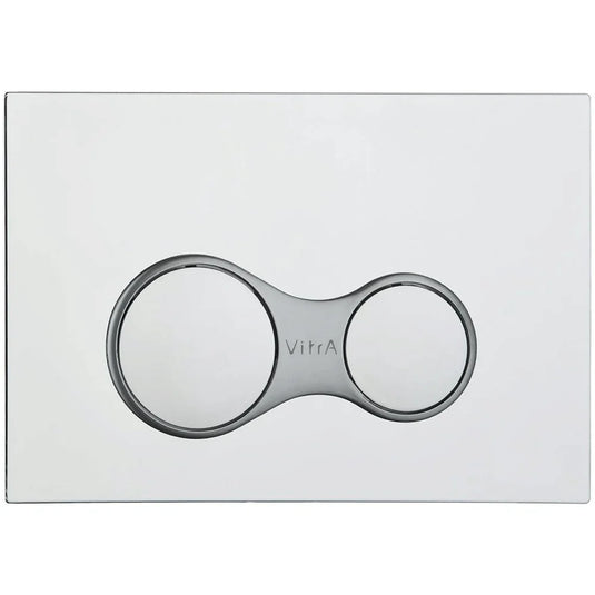 Vitra Sirius Mechanic Flush Plate - Chrome - Envy Bathrooms Ltd