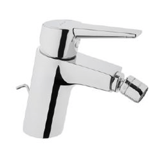 Vitra Solid S Monobloc Bidet Mixer Tap with Pop-Up Waste - Single Lever - Chrome - Envy Bathrooms Ltd