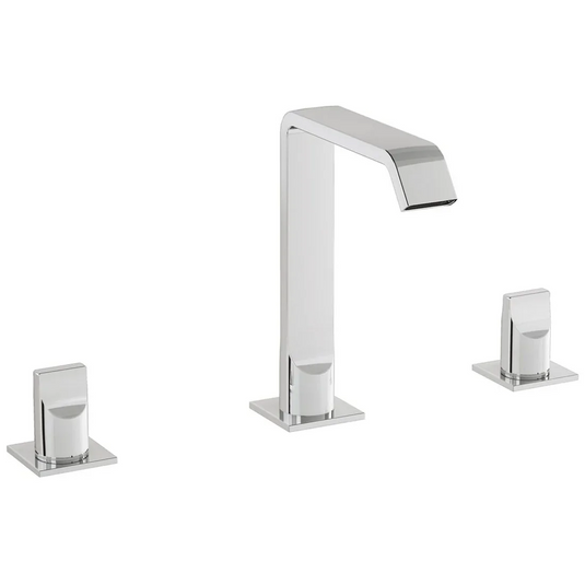 VitrA Suit 3-Hole Basin Mixer - Chrome - A42784 - Envy Bathrooms Ltd