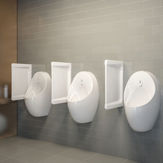 VitrA Urinal With Integrated Flush (Battery) - White - 5999B003-5555 - Envy Bathrooms Ltd