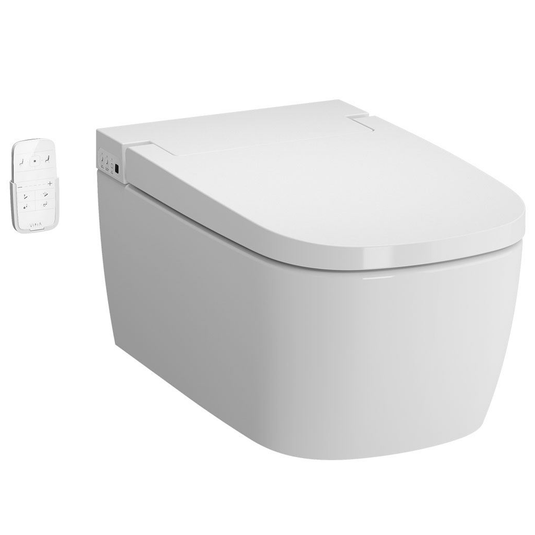 Vitra V-Care Rimless Wall Hung Toilet Pan - Soft Close Seat - Envy Bathrooms Ltd