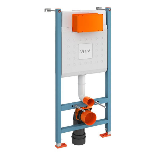 VitrA V-Fix Core WH 12cm 3/6L WC Frame & Cistern - 732-5805-01 - Envy Bathrooms Ltd