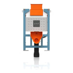 VitrA V-Fix Prime Reduced Height (82cm) WH WC Frame & 3/6L Cistern (Floor/Wall Fix) - 761-5805-01UK - Envy Bathrooms Ltd