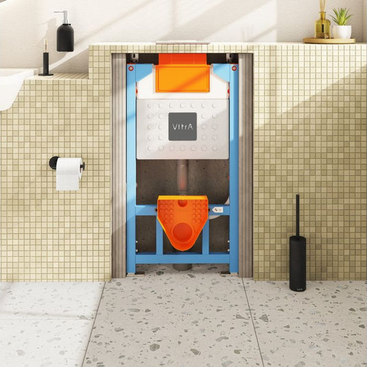 VitrA V-Fix Prime Reduced Height (98cm) WH WC Frame & 3/6L Cistern (Floor/Wall Fix) - 761-5825-01UK - Envy Bathrooms Ltd