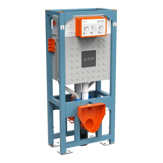 VitrA V-Fix Prime WH WC Frame & 12cm 3/6L Cistern (Double Fix & Electric Connection) - 762-5855-01 - Envy Bathrooms Ltd