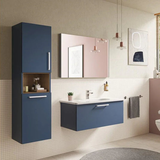 VitrA Zentrum 1005x470mm 1TH Vanity Basin w/Overflow - White - 7794B003-0001 - Envy Bathrooms Ltd