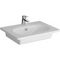 VitrA Zentrum 600x460mm 1TH Vanity Basin With Overflow | White | 7791B003-0001