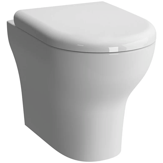 Vitra Zentrum Back To Wall Toilet Pan - Soft Close Seat - Envy Bathrooms Ltd