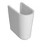 VitrA Zentrum Semi Pedestal For 450mm, 500mm and 600mm Basin | White | 7291L003-7200