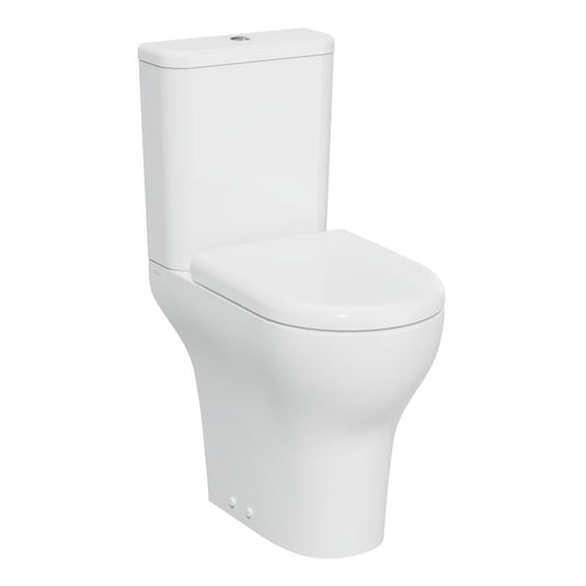 VitrA Zentrum SmoothFlush Comfort Height Close Coupled Pan Only - White - 5694B003-0075 - Envy Bathrooms Ltd